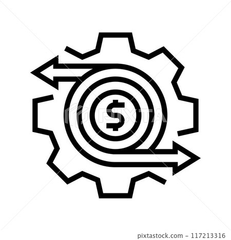 automation technical sales engineer line icon vector illustration 117213316