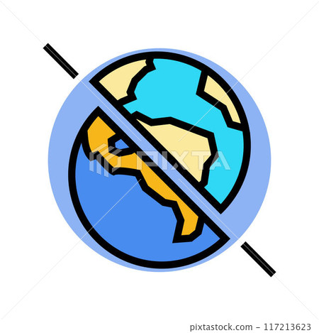 the existence of parallel universes color icon vector illustration 117213623