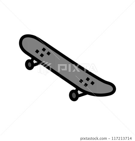 skateboard skate sport color icon vector illustration skateboard skate sport color icon vector illustration 117213714