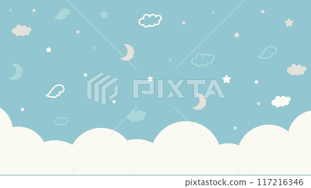 星空夢幻可愛背景 117216346