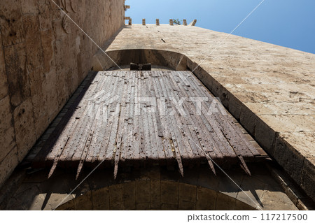 Historic Torre dell Elefante Gate in Cagliari 117217500