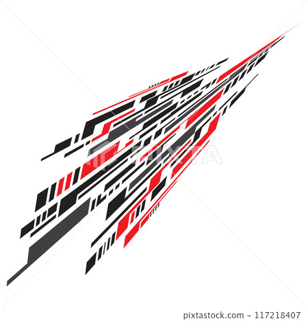 Sports stripes, car stickers Racing decals 117218407