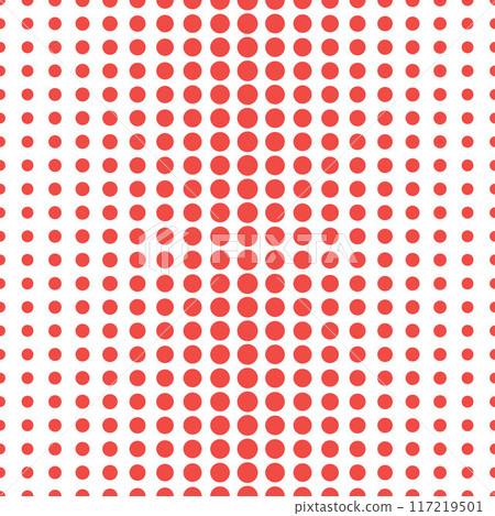 This red and white polka dot pattern is a simple, classic and versatile pattern that can be used as fabric, wallpaper and wrapping paper. 117219501