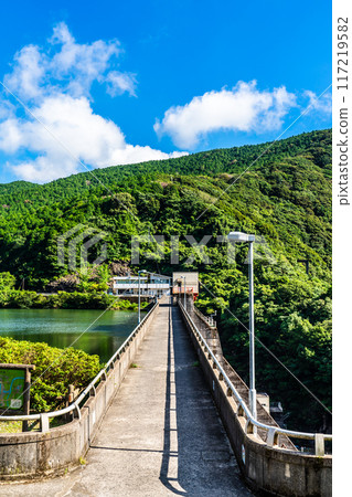 鮮綠色的神浦水壩【長崎市】 鮮綠色的神浦水壩【長崎市】 117219582