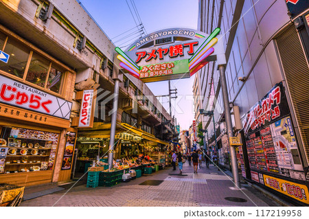 日本東京城市景觀入境旅遊復興...阿美橫丁等外國遊客喜愛的地區景觀=第5名 117219958