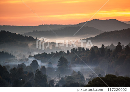 Morning mountain landscape Morning mountain landscape 117220002