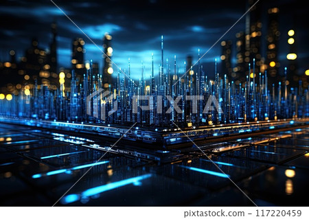 Data flow, Ai concept 117220459