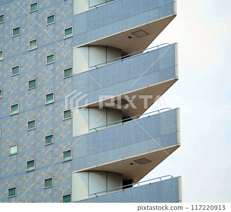 Strange looking apartment building Strange looking apartment building 117220913