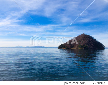 Scenery of Yunoshima in Asamushi, Aomori City, Aomori Prefecture 117220914