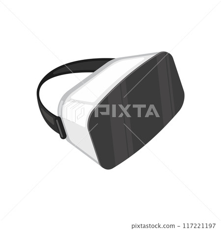 VR glasses virtual headset icon and sign. Flat illustration of vr glasses and vr goggles isolated on white background. Vr gaming logo design template VR glasses virtual headset icon and sign. Flat illustration of vr glasses and vr goggles isolated on white background. Vr gaming logo design template 117221197