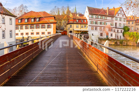 Bridge over Regnitz River, Bamberg, Germany 117222216