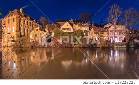 Night View of Bamberg Old Town, Bamberg, Germany Night View of Bamberg Old Town, Bamberg, Germany 117222223