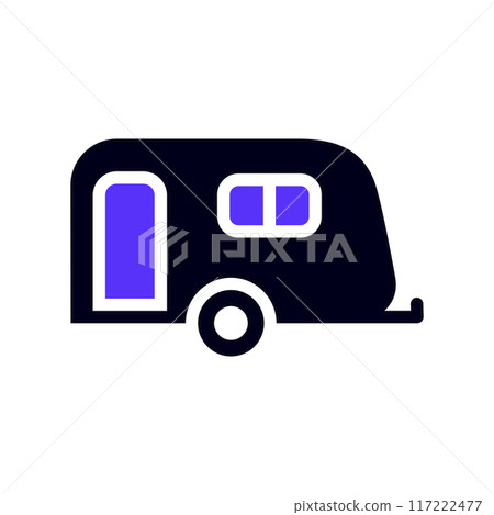 Transport flat icon, square shape Transport flat icon, square shape 117222477