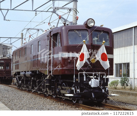 JNR火車機車EF58 61皇家正裝國旗 117222615