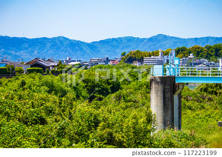 [Kyoto scenery] The gentle flow of the Uji River (from Kangetsu Bridge to Uji Bridge) 117223199