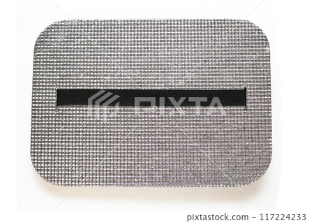 A portable tourist seat made of dense soft material with a belt and a fastening to the belt, Foam mat 117224233