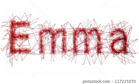 Personalized postcard perfect for decor created in String Art Lettering. Personalized postcard perfect for decor created in String Art Lettering. 117225070