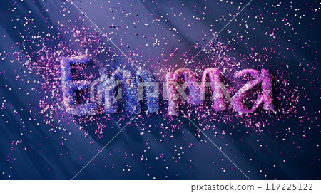 Glitter personalized postcard perfect for decor. 117225122