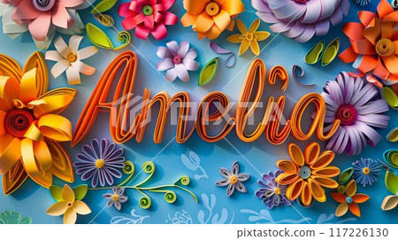 Quilling Paper Art personalized postcard perfect for decor. 117226130