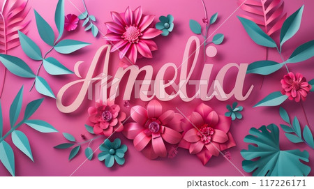 Paper Craft personalized postcard perfect for decor. Paper Craft personalized postcard perfect for decor. 117226171