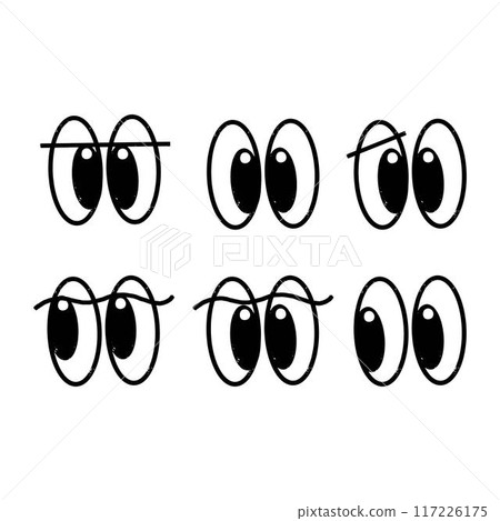 Eye illustrations, icons Eye illustrations, icons 117226175