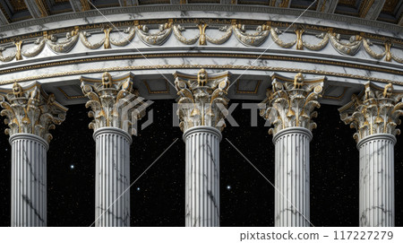 Ethereal Elegance: Gilded Archdome Against the Cosmos Ethereal Elegance: Gilded Archdome Against the Cosmos 117227279