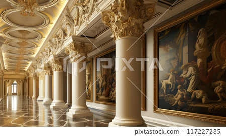 Baroque Reverie: Artistry Adorning Pillar Baroque Reverie: Artistry Adorning Pillar 117227285