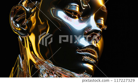 Studio Marvel: Hyperreal Robot in Silver and Pink Studio Marvel: Hyperreal Robot in Silver and Pink 117227329