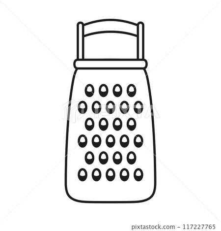 outline grater isolated outline grater isolated 117227765