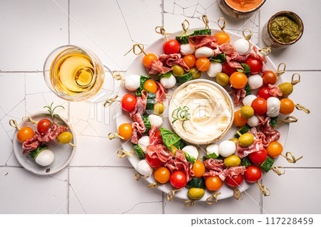 Appetizer and refreshment set Appetizer and refreshment set 117228459