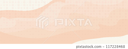 horizontal background wavy lines. Pastel color delicate peach, light orange. Vector template. horizontal background wavy lines. Pastel color delicate peach, light orange. Vector template. 117228468