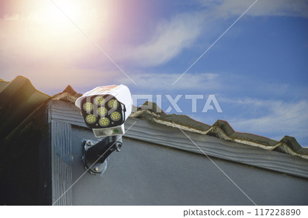 Solar energy lamps, clean energy, reduce global warming. Solar energy lamps, clean energy, reduce global warming. 117228890