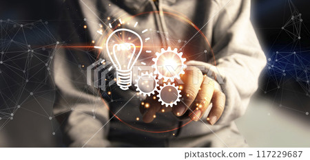 Concept of e-Learning, a learning management system through a network with an emphasis on learners as the center. in teaching and learning Blended style with regular class,stem 117229687