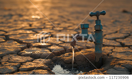 Arid Elegance: Drip by Drip 117230906