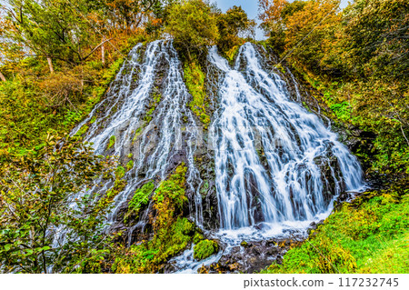 Oshinkoshin Falls, Hokkaido, Autumn 117232745