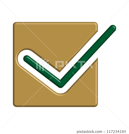 check icon template-插圖素材 [117234193] - PIXTA圖庫