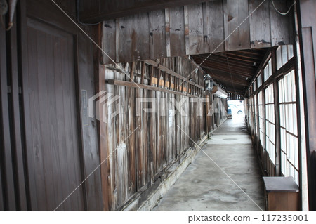 冬天的小見世街景_青森縣 冬天的小見世街景_青森縣 117235001
