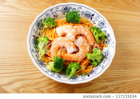 蝦和西蘭花麵食 117235034