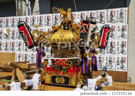 東京八王子祭 下區/八幡八雲神社 宮神轎 117235116
