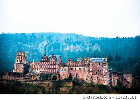 old castle in the mountains 117235161
