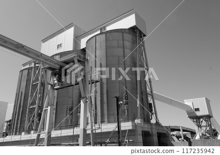 Cement factory silo 117235942