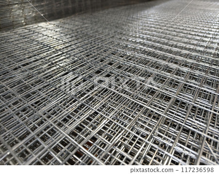 Steel chain link fence wire mesh texture and pattern Steel chain link fence wire mesh texture and pattern 117236598