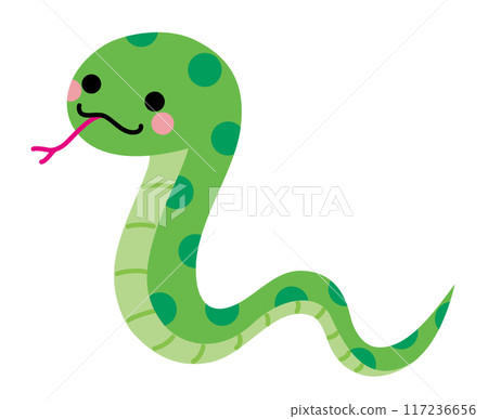 Vector illustration of the snake, the zodiac sign of the year 2021 Vector illustration of the snake, the zodiac sign of the year 2021 117236656