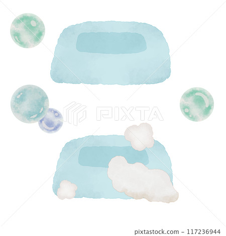 淺藍色肥皂圖解 淺藍色肥皂圖解 117236944