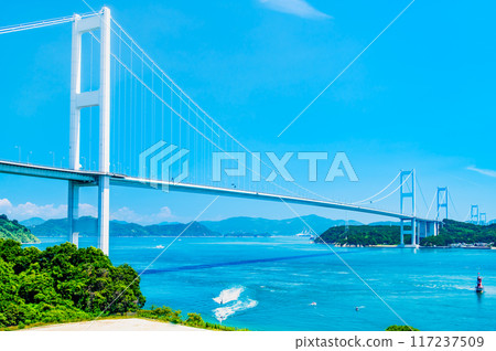 Ehime Shimanami Kaido ~ Kurushima Kaikyo Bridge ~ Ehime Shimanami Kaido ~ Kurushima Kaikyo Bridge ~ 117237509
