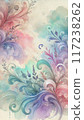 七彩花朵背景 117238262
