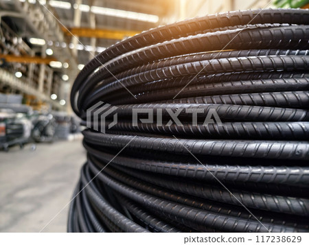 Background of metal bars at the construction warehouse Background of metal bars at the construction warehouse 117238629
