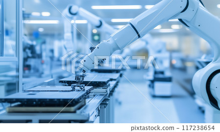 Robot arm in semiconductor clean room 117238654