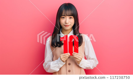 Women with the number 10 Women with the number 10 117238750