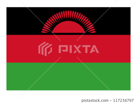 馬拉維的旗幟 117238797
